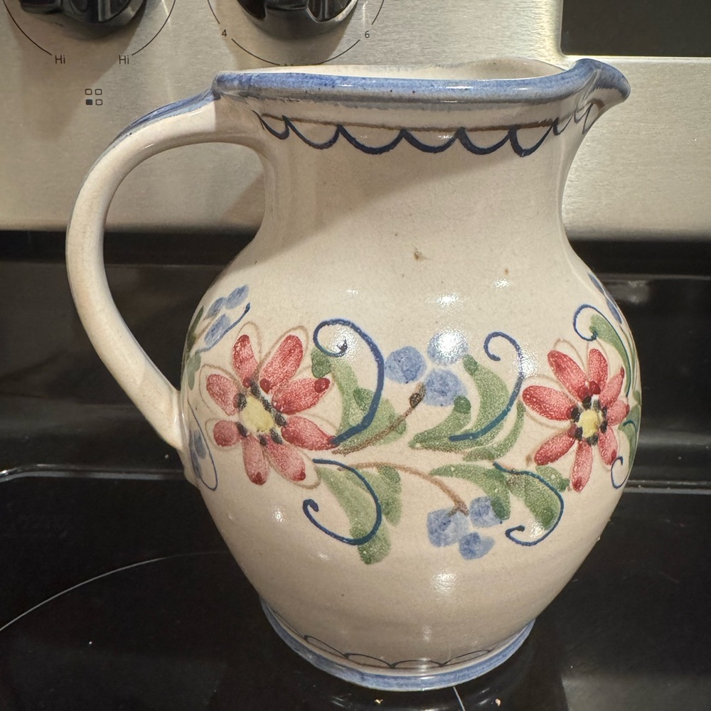 Lovely Berkshire Pottery Signed Pitcher Vase